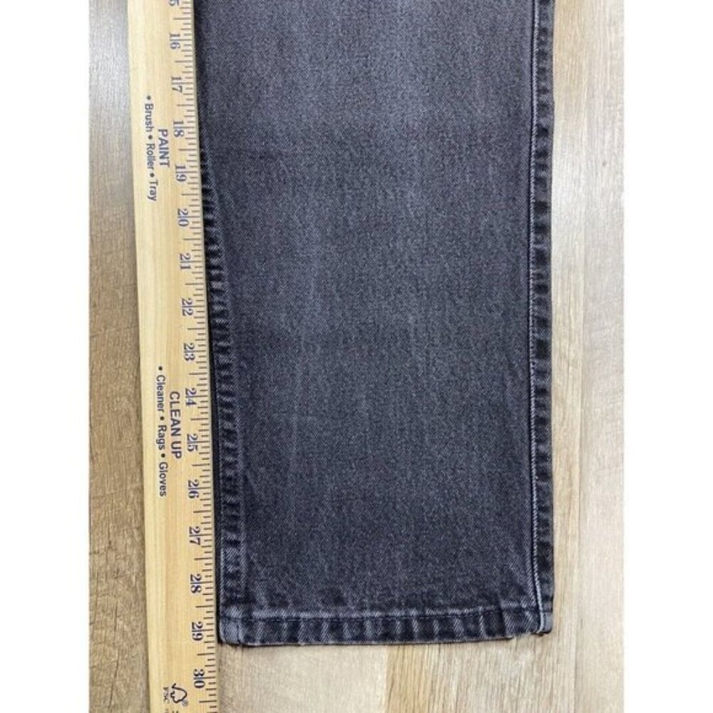 Vtg Levis 545 34x32 Fits 31x29 Loose Fit Faded Black Jeans Brown Copper Tab USA - Picture 8 of 8